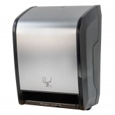 Premium Electronic Hands-Free Roll Towel Dispenser (Brush Matte Stainless) Premium Electronic Hands-Free Roll Towel Dispenser (Brush Matte Stainless)